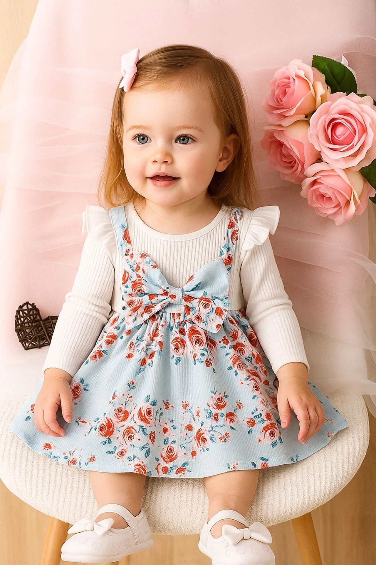 Baby Girls Below Knee Festive/Wedding Dress image 2