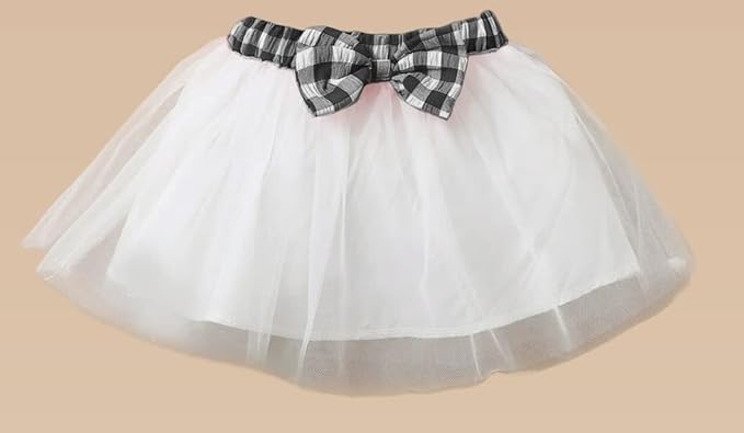 Checkered Sleeveless Bow Applique Frock Dress for Girls Toddler New Baby Little Princess Printed Bowknot Summer Party Outfit Knee Lenght Net Casual Clothes Set image 4
