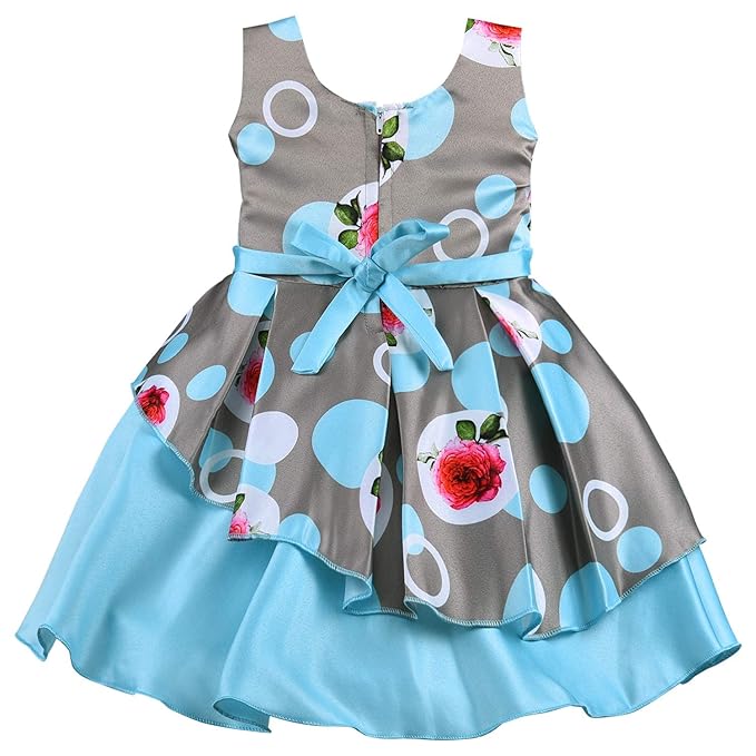 Love Baby Girls Midi/Knee Length Festive/Wedding Dress Floral image 2