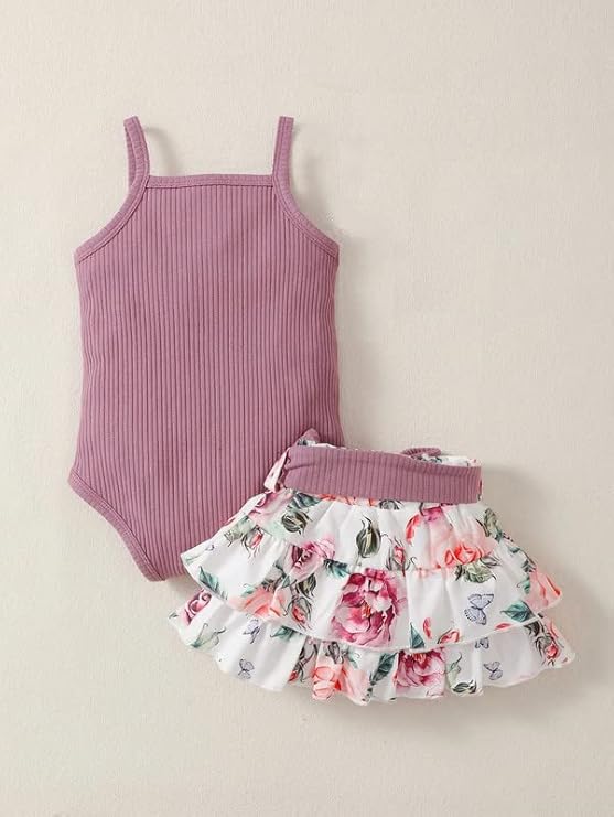 Baby Girl Clothes Outfits Top and Skirt Sets image 2