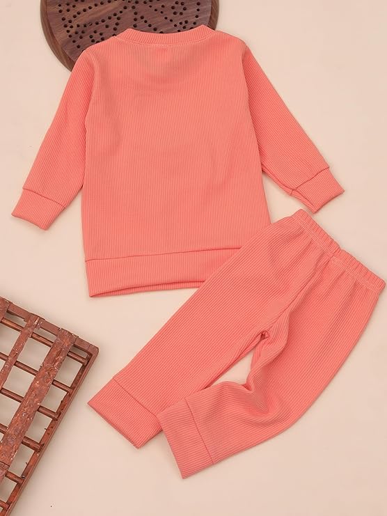Baby Girl Newborn Girl Clothing | Infant Girl Clothes | Girl Gift | Outfit Baby Girl Clothes Girls Casual Full Sleeves T-shirt and Pant Set image 2
